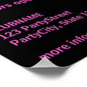 Saint Valentin Boule Disco - Poster du Parti Impri (Coin)