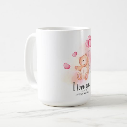 Saint Valentin Café Mug (Devant gauche)