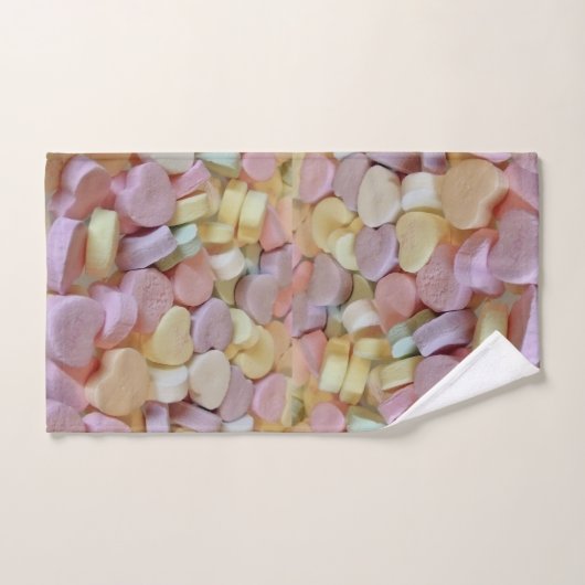 Saint-Valentin Candy (Serviette à main)