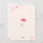 Saint-Valentin, carte de fin de année (Dos)