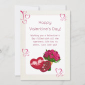 Saint Valentin ♥ carte de fin de année (Devant)