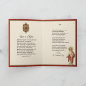 Saint-Valentin Carte de prière religieuse Jésus (Intérieur)