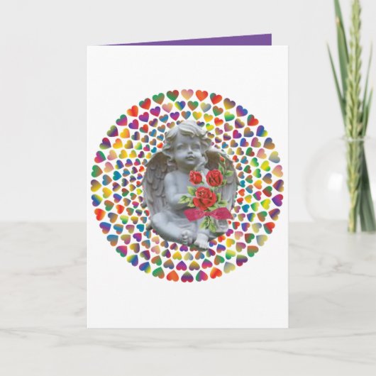 Saint Valentin Carte de voeux Angel (Devant)