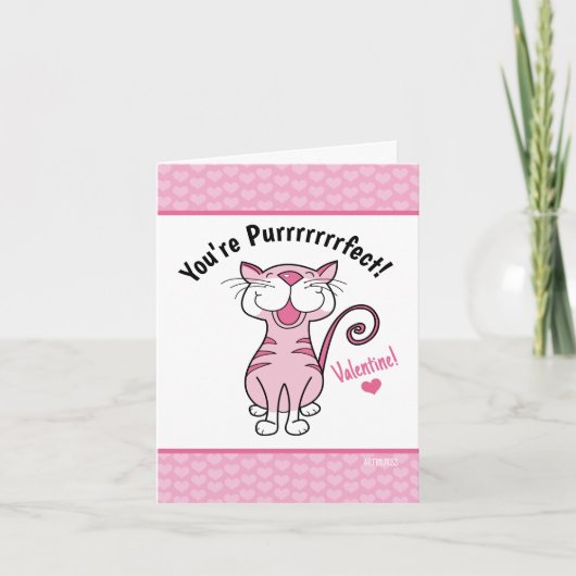 Saint Valentin Chat Cute Kitten Vous êtes parfait (Devant)