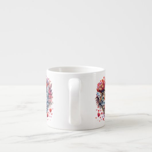 Saint Valentin Chat Mug (Dos)