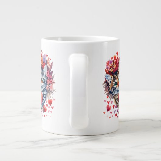 Saint Valentin Chat Mug (Dos)