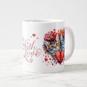 Saint Valentin Chat Mug (Devant droit)