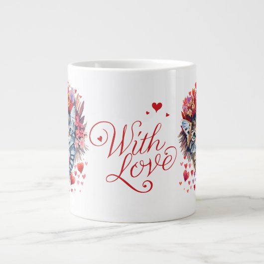 Saint Valentin Chat Mug (Devant)