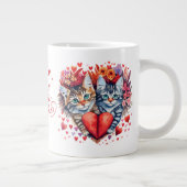 Saint Valentin Chat Mug (Droite)