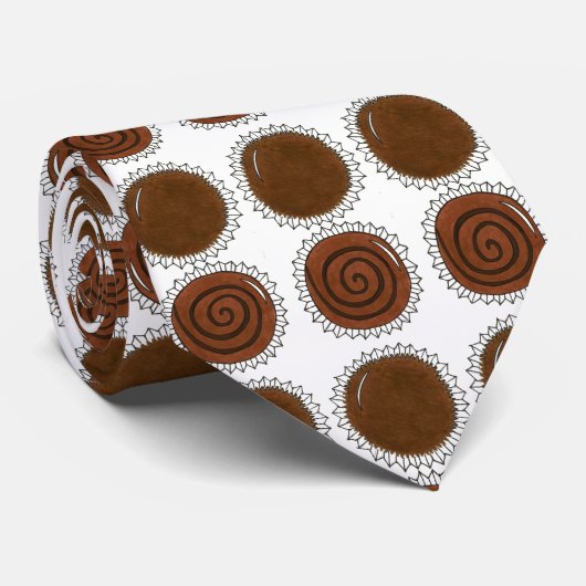 Saint Valentin Chocolat Bon Bon Cravate Chocoholic (Roulé)