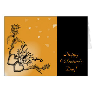 Saint Valentin - coeur et papillon sur arc-en-ciel