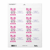 Saint Valentin Coeur Étiquette (Feuille entière)