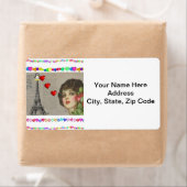 Saint-Valentin Coeur Étiquette Coeur Penguin Coeur (En situation)