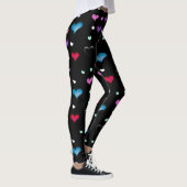 Saint Valentin coeur Leggings (Droite)