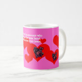Saint Valentin Coeur Mug (Devant droit)