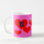 Saint Valentin Coeur Mug (Gauche)