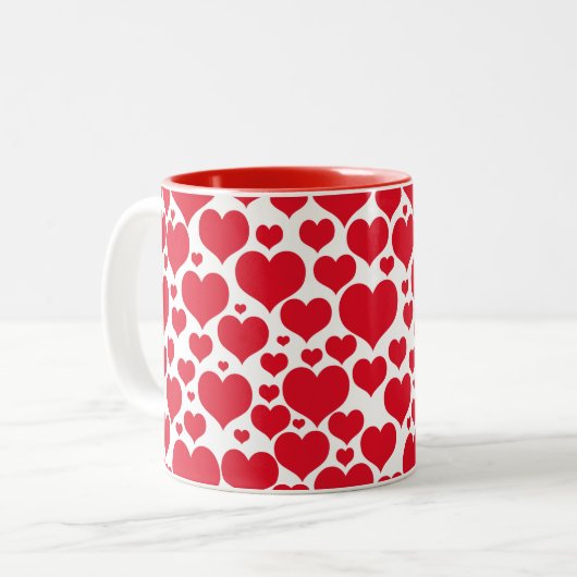 Saint Valentin Coeur Mug (Devant gauche)