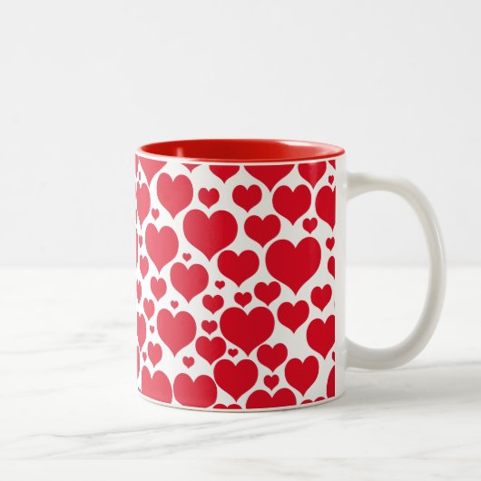 Saint Valentin Coeur Mug (Droit)