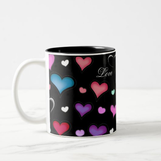 Saint Valentin coeur mug (Gauche)
