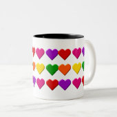 Saint Valentin Coeur Mug (Devant droit)