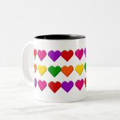 Saint Valentin Coeur Mug (Devant gauche)