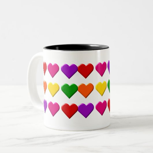 Saint Valentin Coeur Mug (Devant gauche)