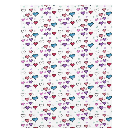 Saint Valentin Coeur nappe (Devant)