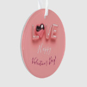  SAINT VALENTIN COEUR ROSE MODERNE  (devant)
