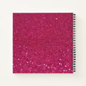 Saint-Valentin Coeurs blancs Photo Carnet spiral (Dos)