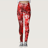 Saint-Valentin Coeurs Cupides Leggings Pantalons Y (Devant)