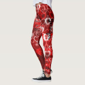 Saint-Valentin Coeurs Cupides Leggings Pantalons Y (Gauche)