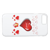 Saint Valentin coque iphone (Dos (Horizontal))