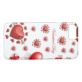Saint Valentin coque iphone (Dos (Horizontal))