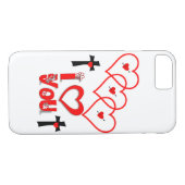 Saint Valentin coque iphone (Dos (Horizontal))