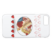 Saint Valentin coque iphone (Dos (Horizontal))