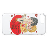 Saint Valentin coque iphone (Dos (Horizontal))