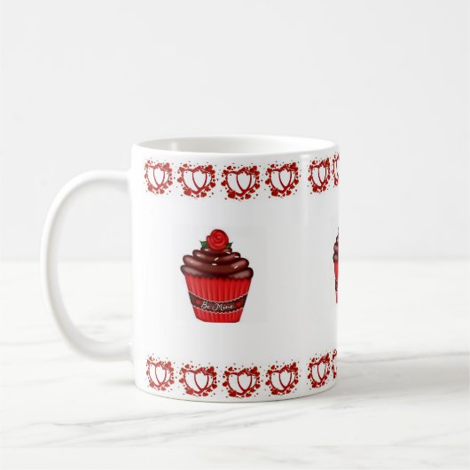 Saint Valentin Cupcake Mugs (Gauche)