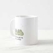 Saint Valentin Cute Frog Love Couple Mug (Devant gauche)