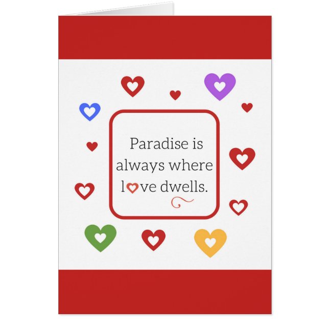 Saint Valentin dévouement de l'amour (Devant)