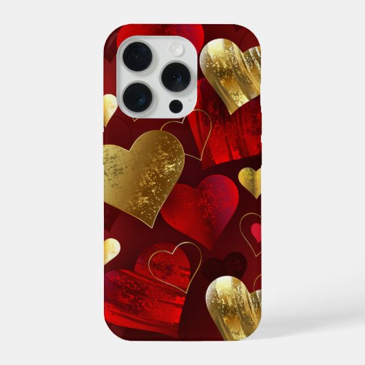 Saint-Valentin dorés et rouges (Verso)