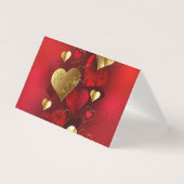 Saint-Valentin dorés et rouges (Front)