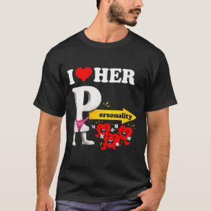 Saint Valentin drôle de T-shirt pour femmes J'aime