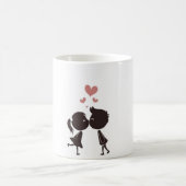 Saint Valentin drôle mignonne Mug romantique (Centre)