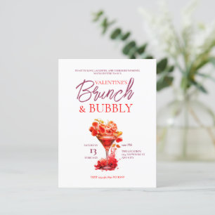 Saint Valentin et Bubbly Invitation