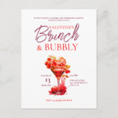 Saint Valentin et Bubbly Invitation (Devant)