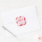 Saint Valentin Étendre Love Not Germs Stickers (Enveloppe)
