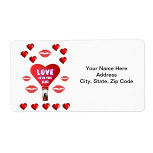 Saint Valentin Étiquette Vintage