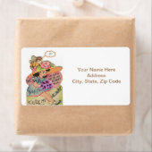 Saint Valentin Étiquette Vintage (En situation)