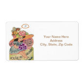 Saint Valentin Étiquette Vintage (Devant)