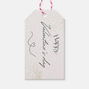 Saint Valentin, étiquettes cadeaux, amour, romanti